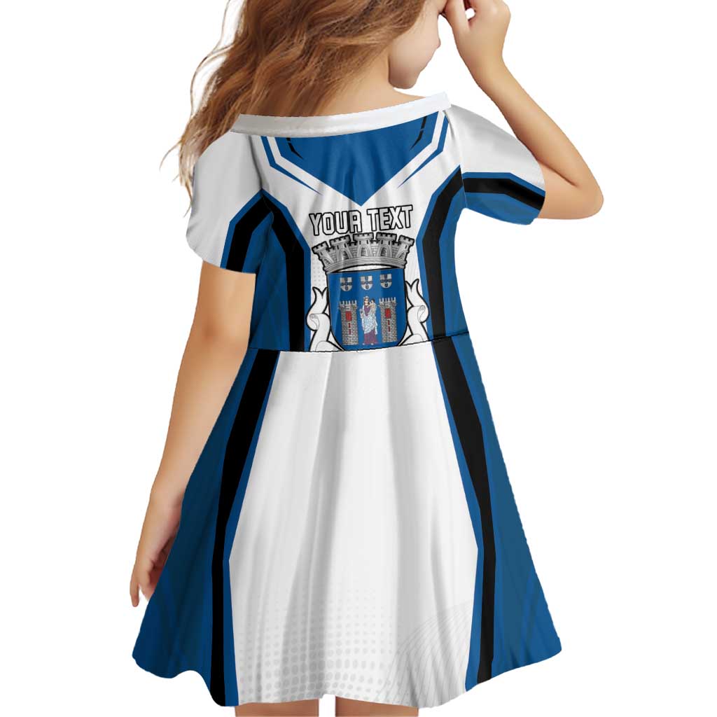 Personalized Braga Portugal Family Matching Off Shoulder Short Dress and Hawaiian Shirt Sporty Style - Wonder Print Shop