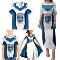 Personalized Braga Portugal Family Matching Puletasi and Hawaiian Shirt Sporty Style - Wonder Print Shop