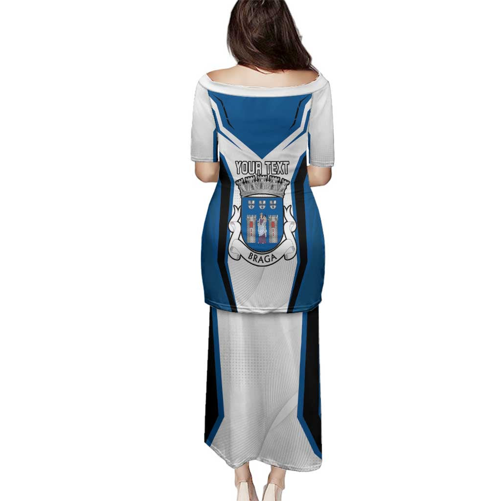 Personalized Braga Portugal Family Matching Puletasi and Hawaiian Shirt Sporty Style - Wonder Print Shop