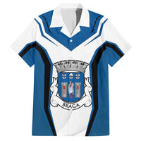 Personalized Braga Portugal Family Matching Short Sleeve Bodycon Dress and Hawaiian Shirt Sporty Style - Wonder Print Shop