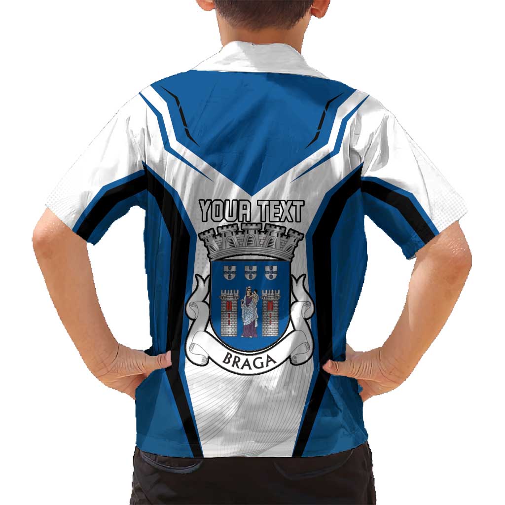 Personalized Braga Portugal Family Matching Summer Maxi Dress and Hawaiian Shirt Sporty Style - Wonder Print Shop