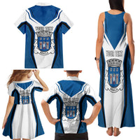 Personalized Braga Portugal Family Matching Tank Maxi Dress and Hawaiian Shirt Sporty Style - Wonder Print Shop
