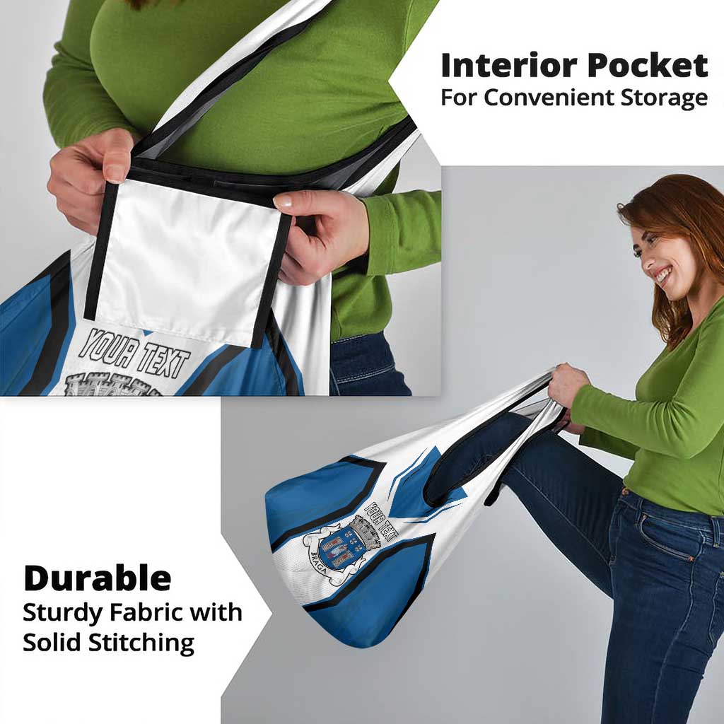 Personalized Braga Portugal Grocery Bag Sporty Style - Wonder Print Shop