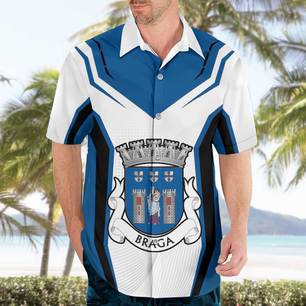 Personalized Braga Portugal Hawaiian Shirt Sporty Style - Wonder Print Shop