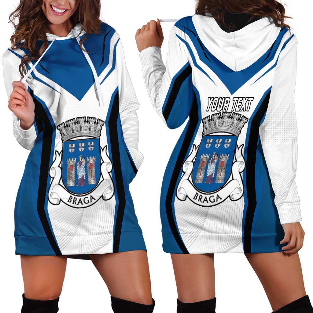 Personalized Braga Portugal Hoodie Dress Sporty Style - Wonder Print Shop