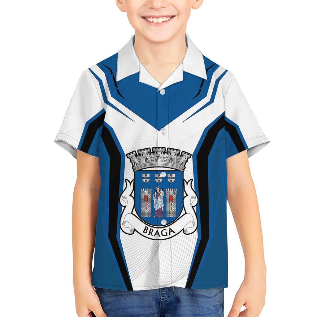 Personalized Braga Portugal Kid Hawaiian Shirt Sporty Style - Wonder Print Shop
