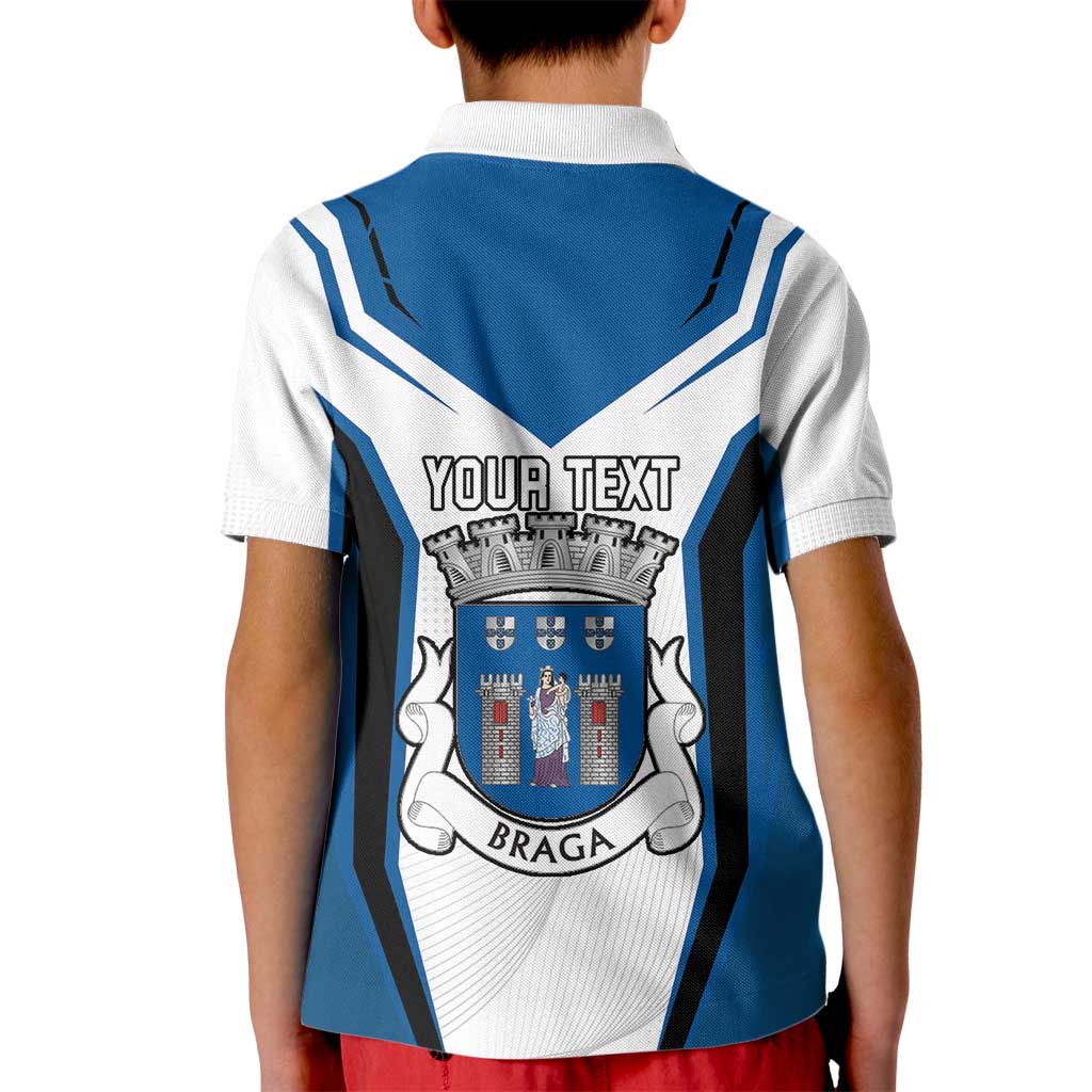Personalized Braga Portugal Kid Polo Shirt Sporty Style - Wonder Print Shop