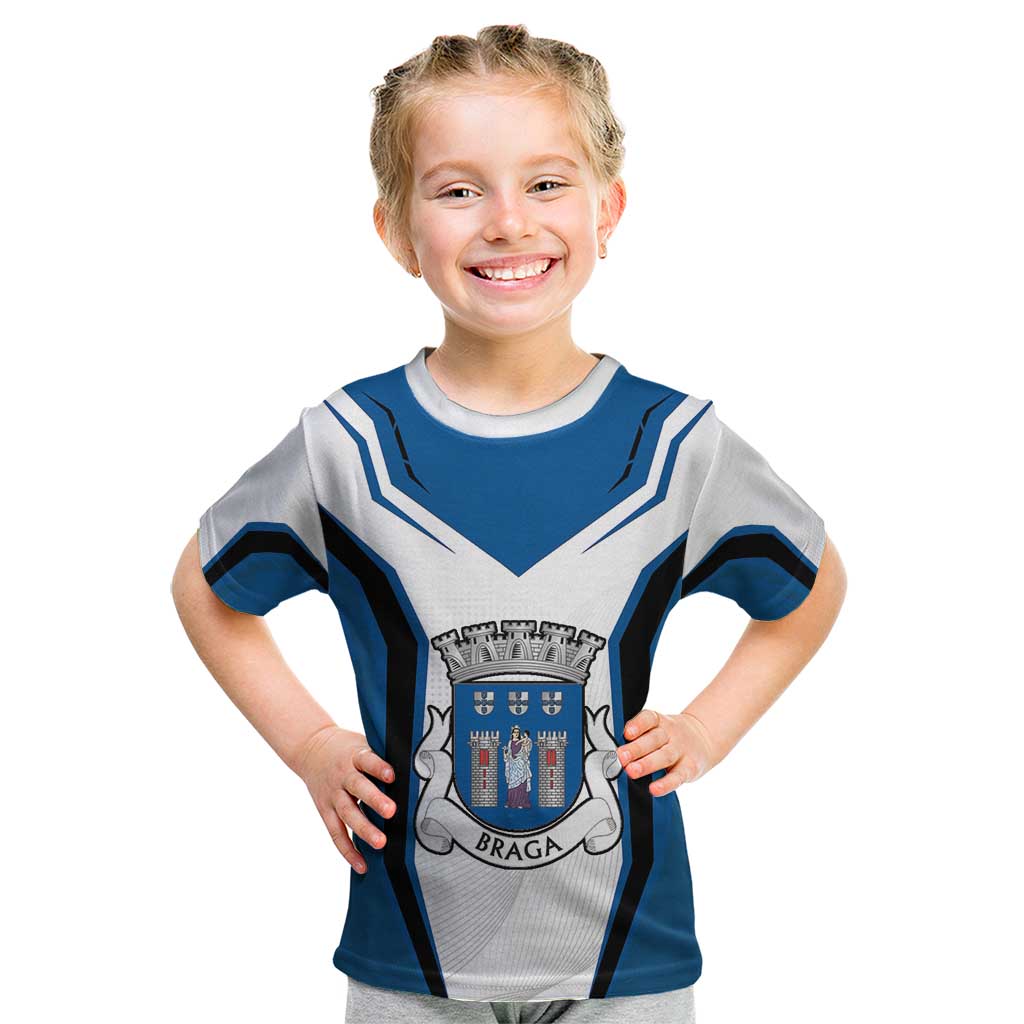 Personalized Braga Portugal Kid T Shirt Sporty Style - Wonder Print Shop