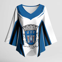 Personalized Braga Portugal Kimono Sleeve Blouse Sporty Style - Wonder Print Shop