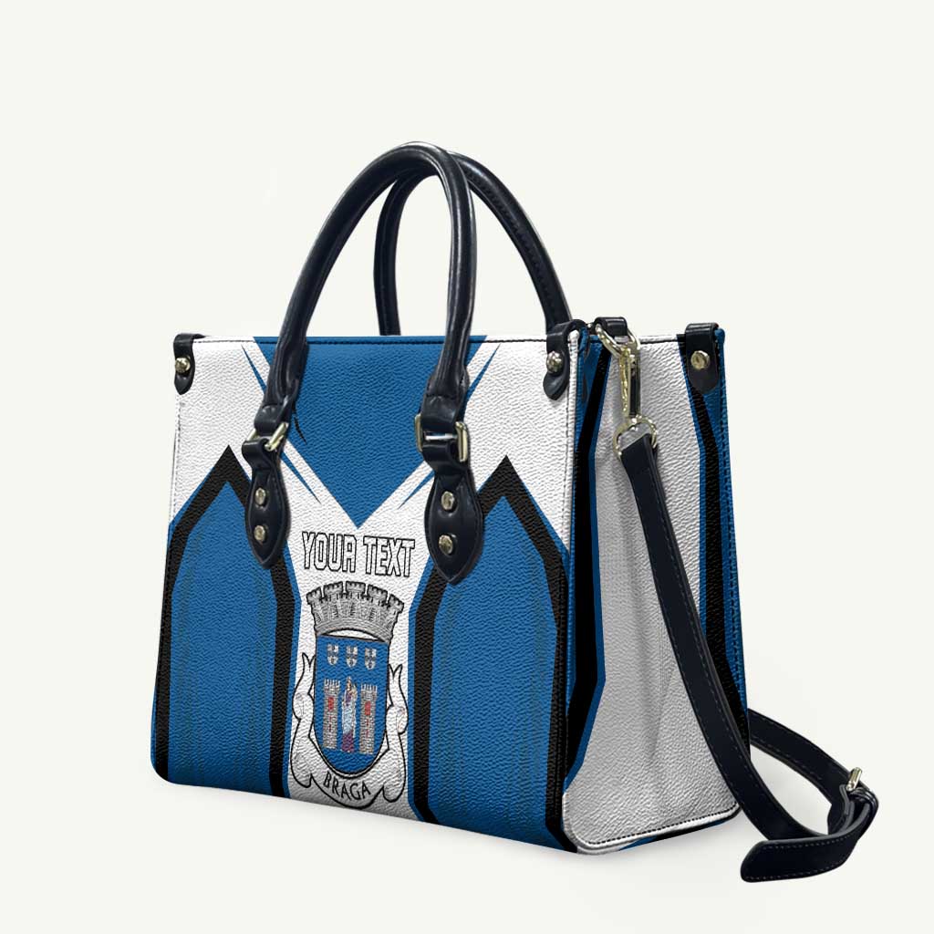 Personalized Braga Portugal Leather Bag Sporty Style - Wonder Print Shop