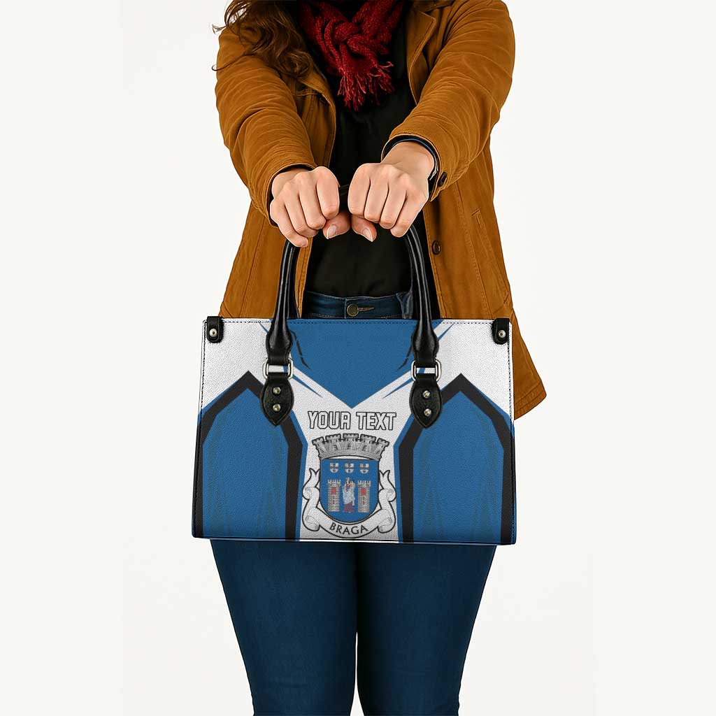 Personalized Braga Portugal Leather Bag Sporty Style - Wonder Print Shop