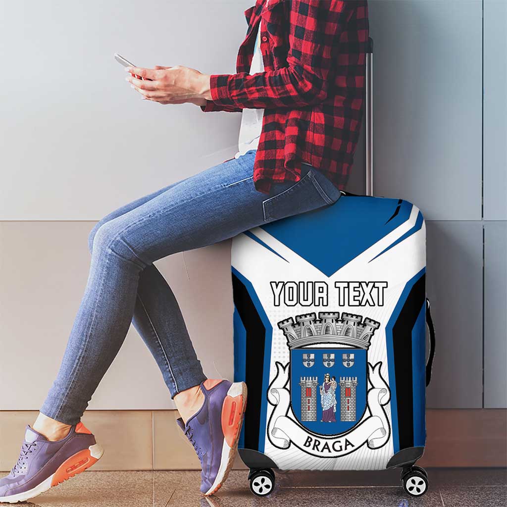 Personalized Braga Portugal Luggage Cover Sporty Style - Wonder Print Shop