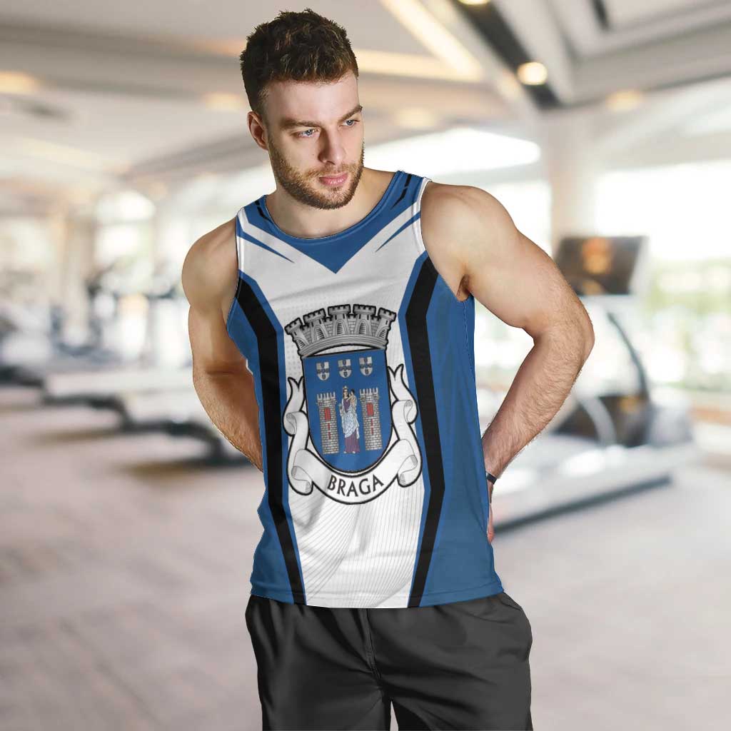 Personalized Braga Portugal Men Tank Top Sporty Style - Wonder Print Shop