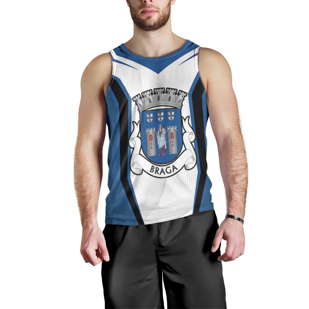 Personalized Braga Portugal Men Tank Top Sporty Style - Wonder Print Shop