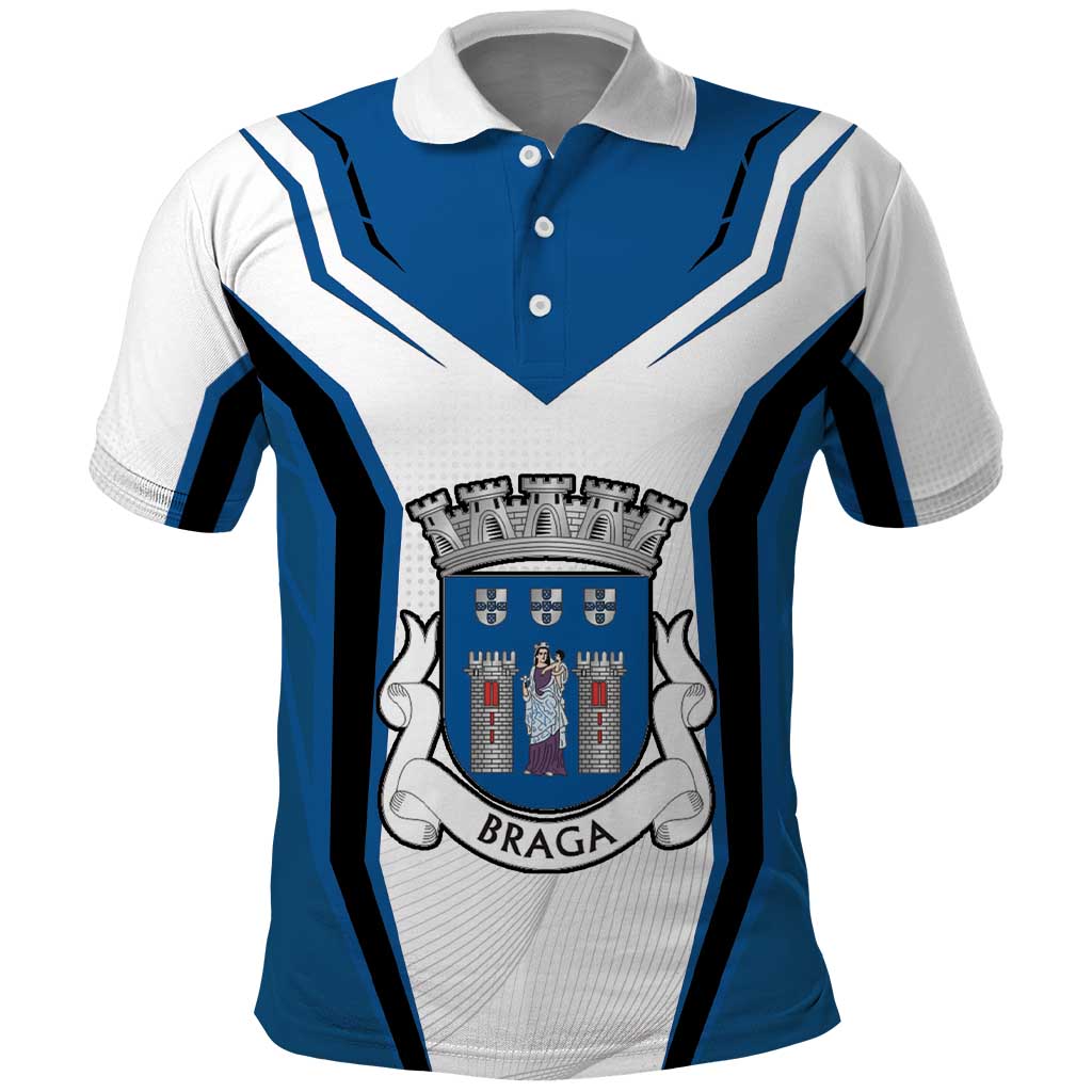 Personalized Braga Portugal Polo Shirt Sporty Style - Wonder Print Shop