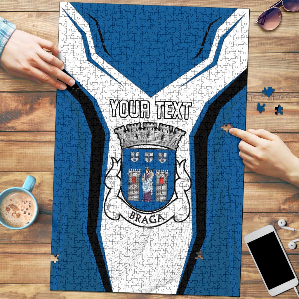 Personalized Braga Portugal Puzzle Sporty Style - Wonder Print Shop