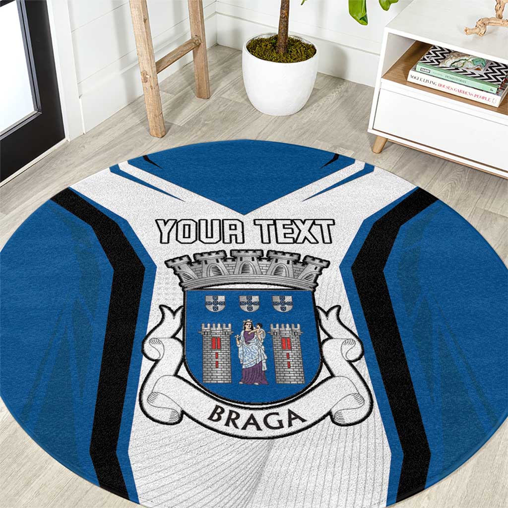 Personalized Braga Portugal Round Carpet Sporty Style - Wonder Print Shop