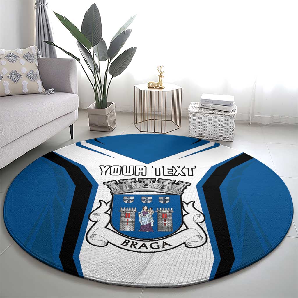 Personalized Braga Portugal Round Carpet Sporty Style - Wonder Print Shop
