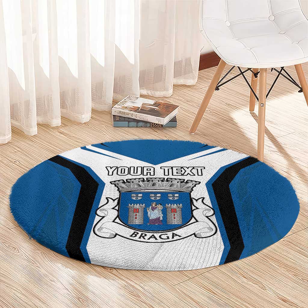 Personalized Braga Portugal Round Carpet Sporty Style - Wonder Print Shop