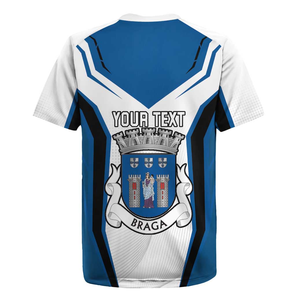 Personalized Braga Portugal Rugby Jersey Sporty Style - Wonder Print Shop
