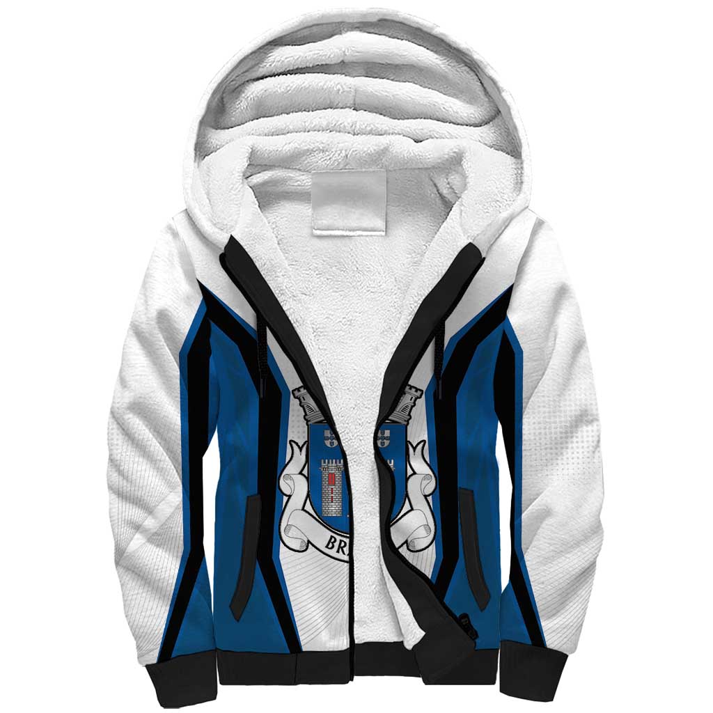 Personalized Braga Portugal Sherpa Hoodie Sporty Style - Wonder Print Shop