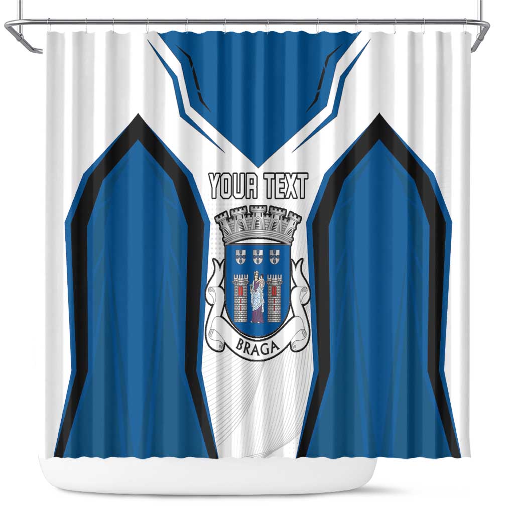 Personalized Braga Portugal Shower Curtain Sporty Style - Wonder Print Shop
