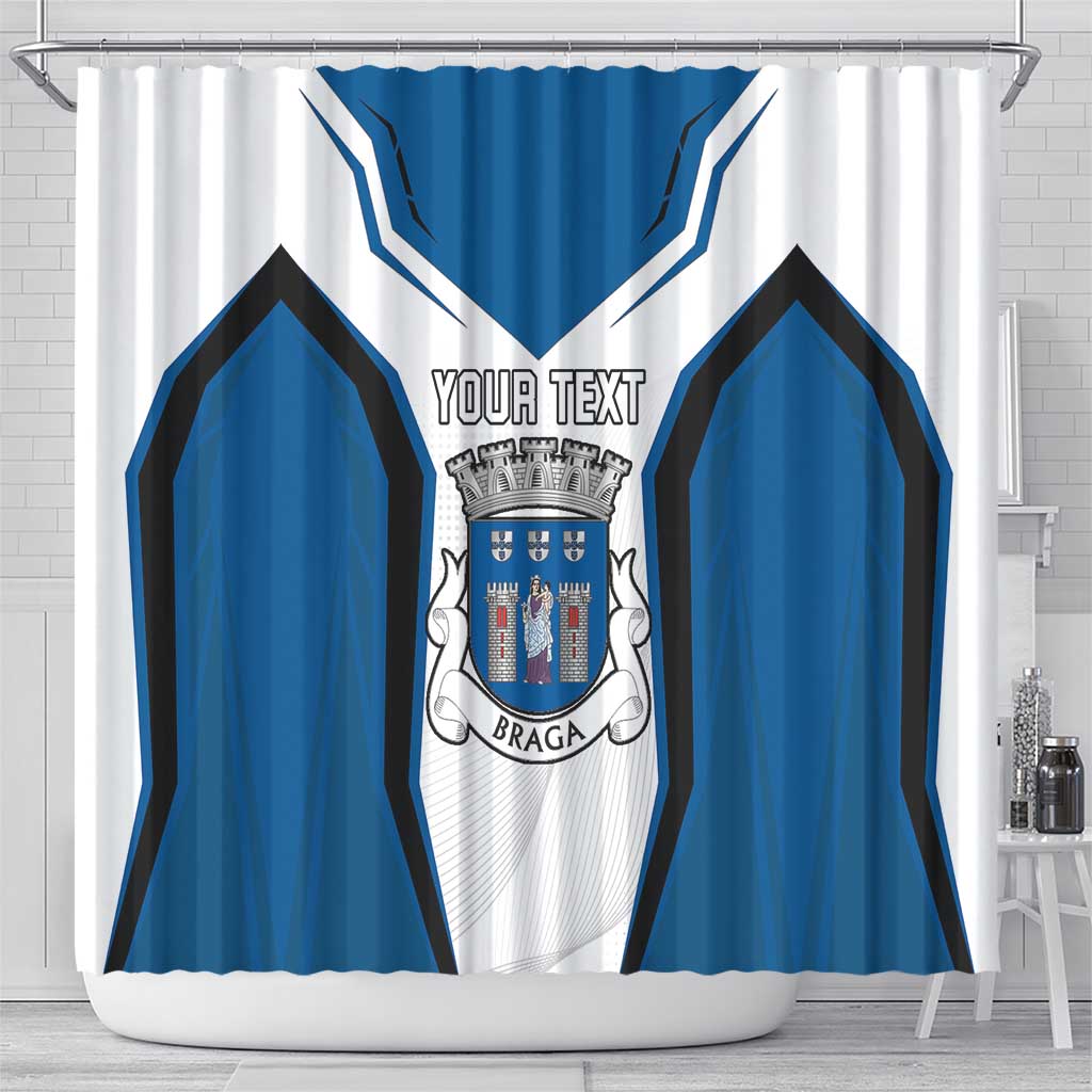 Personalized Braga Portugal Shower Curtain Sporty Style - Wonder Print Shop