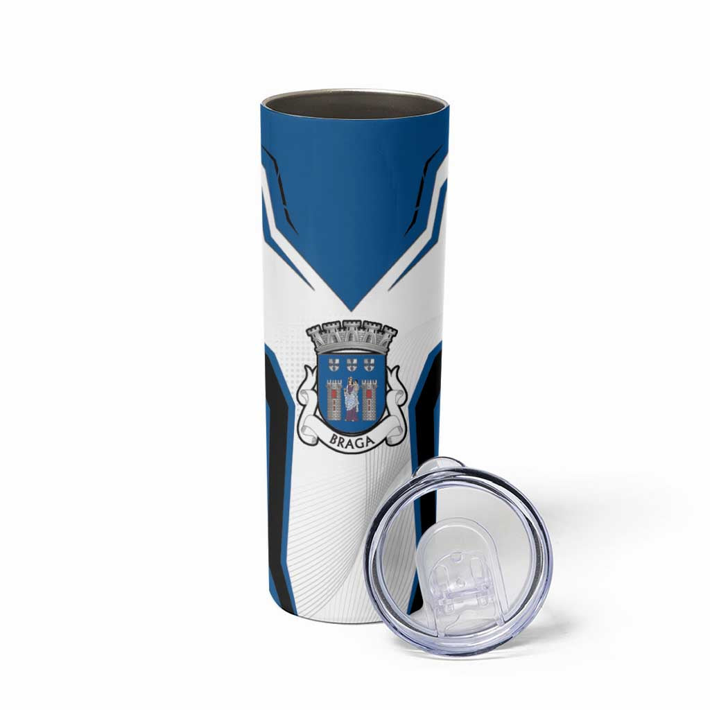 Personalized Braga Portugal Skinny Tumbler Sporty Style - Wonder Print Shop