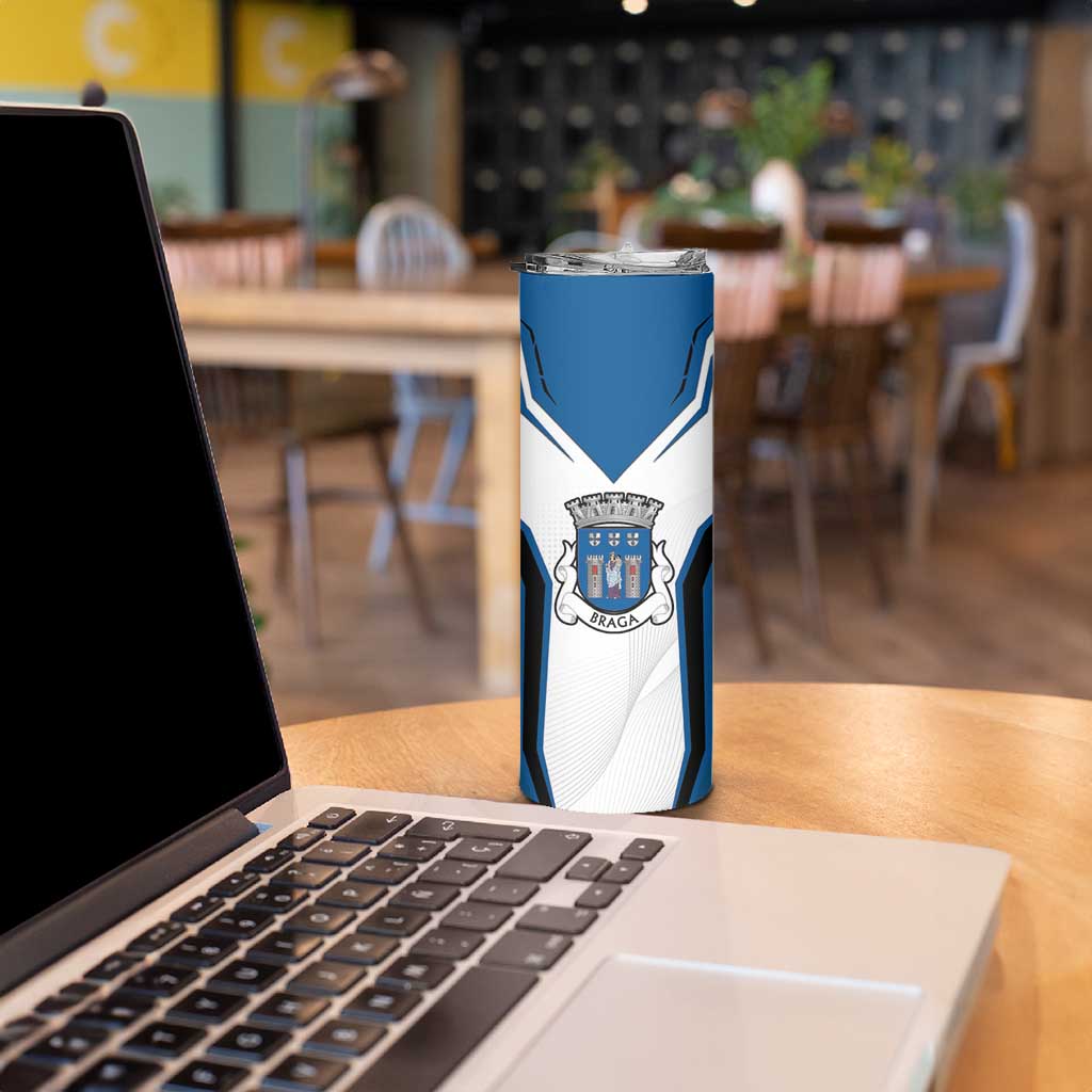 Personalized Braga Portugal Skinny Tumbler Sporty Style - Wonder Print Shop