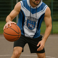 Personalized Braga Portugal Sleeveless Hoodie Sporty Style - Wonder Print Shop