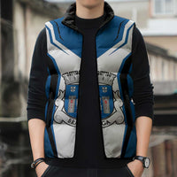Personalized Braga Portugal Sleeveless Puffer Jacket Sporty Style - Wonder Print Shop