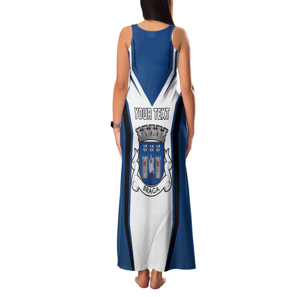 Personalized Braga Portugal Tank Maxi Dress Sporty Style - Wonder Print Shop
