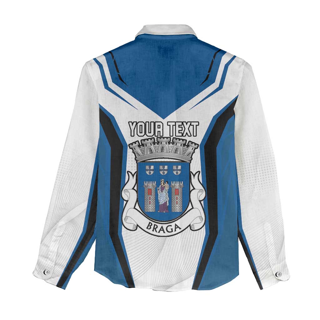 Personalized Braga Portugal Women Casual Shirt Sporty Style - Wonder Print Shop