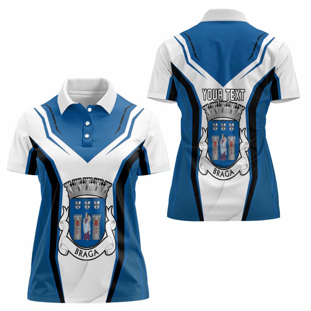 Personalized Braga Portugal Women Polo Shirt Sporty Style - Wonder Print Shop