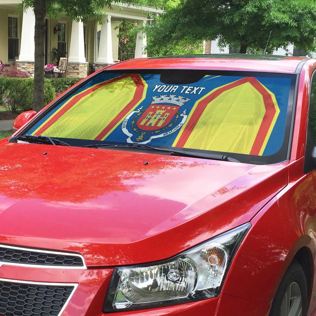 Personalized Braganca Portugal Auto Sun Shade Sporty Style - Wonder Print Shop