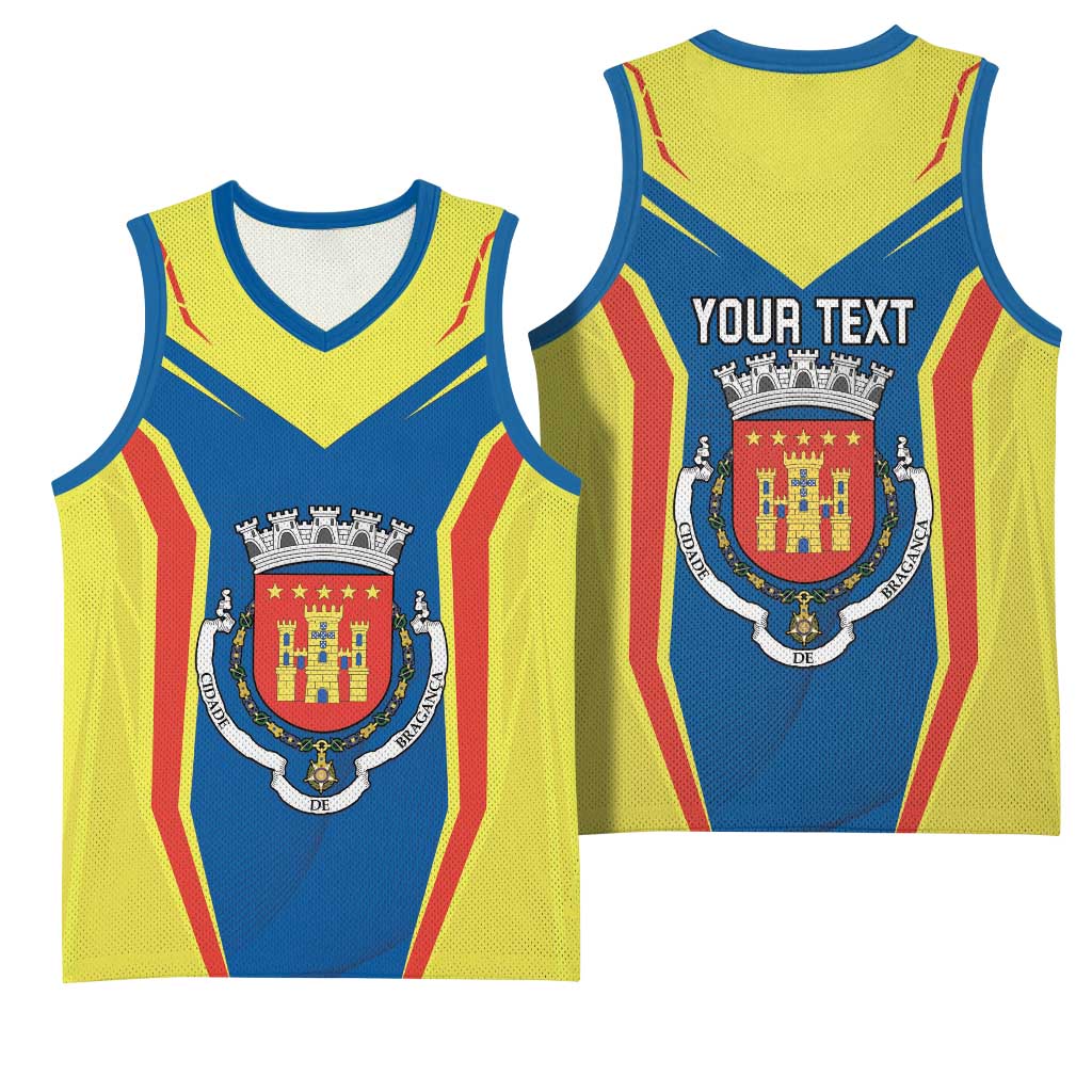 Personalized Braganca Portugal Basketball Jersey Sporty Style - Wonder Print Shop