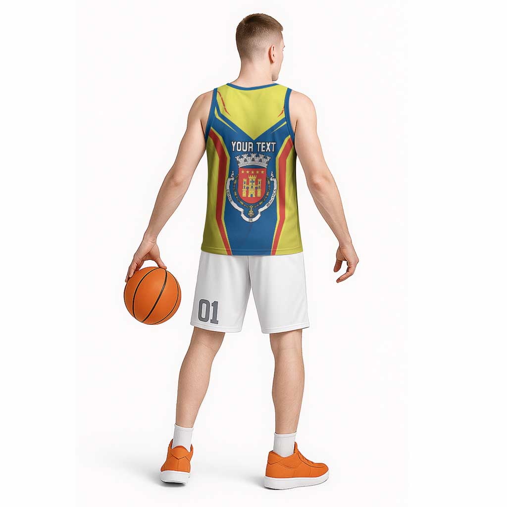 Personalized Braganca Portugal Basketball Jersey Sporty Style - Wonder Print Shop