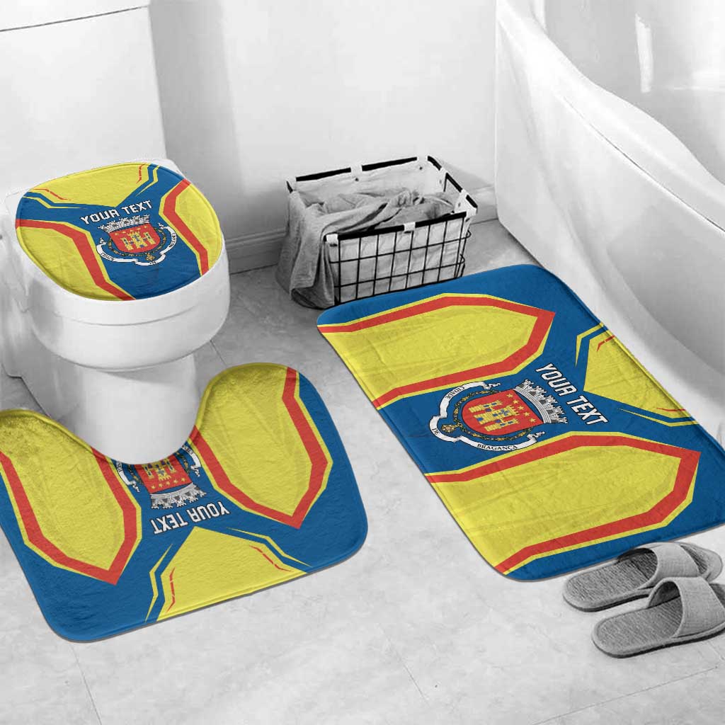 Personalized Braganca Portugal Bathroom Set Sporty Style - Wonder Print Shop