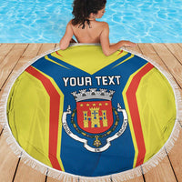 Personalized Braganca Portugal Beach Blanket Sporty Style - Wonder Print Shop