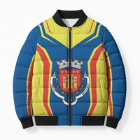 Personalized Braganca Portugal Bomber Puffer Jacket Sporty Style - Wonder Print Shop