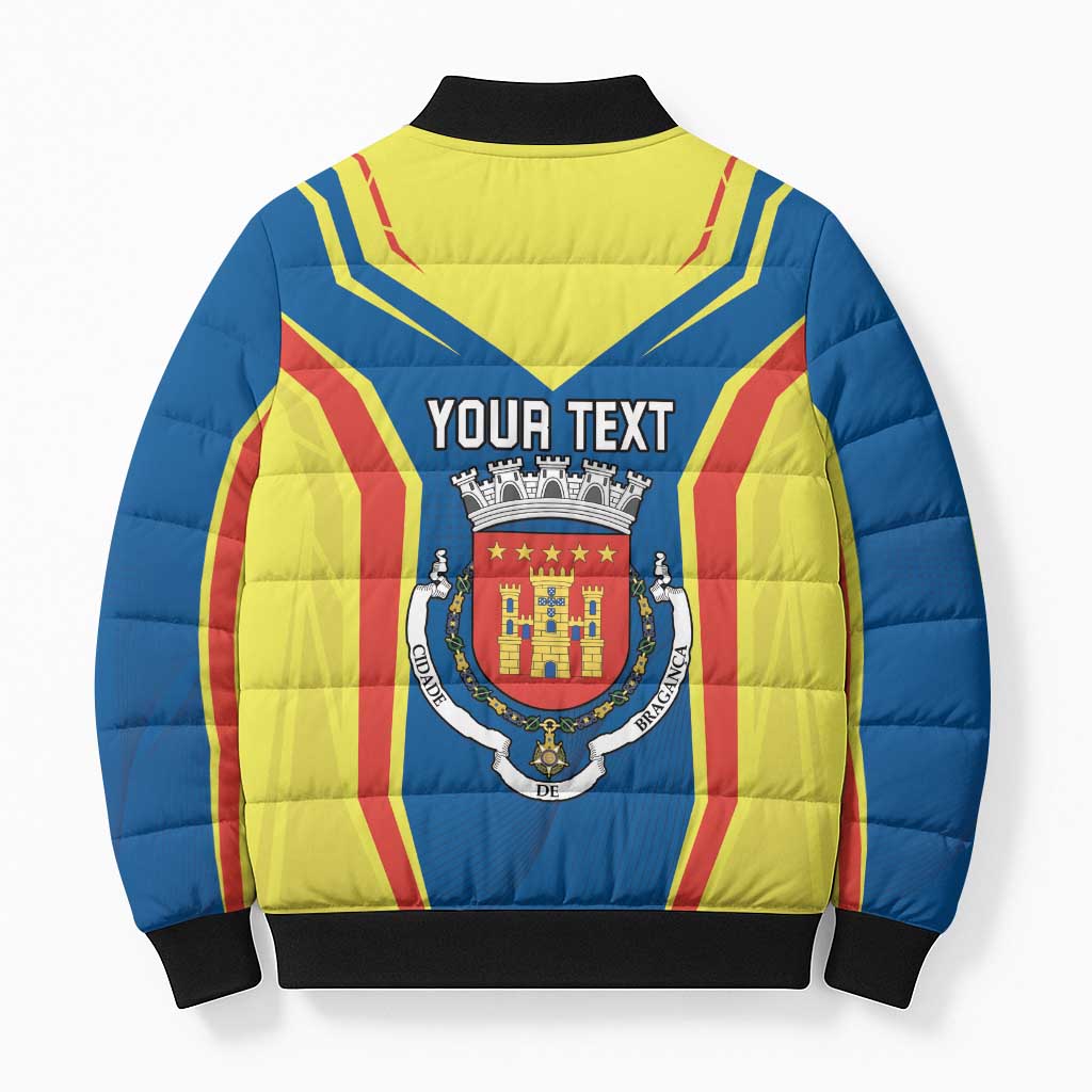Personalized Braganca Portugal Bomber Puffer Jacket Sporty Style - Wonder Print Shop