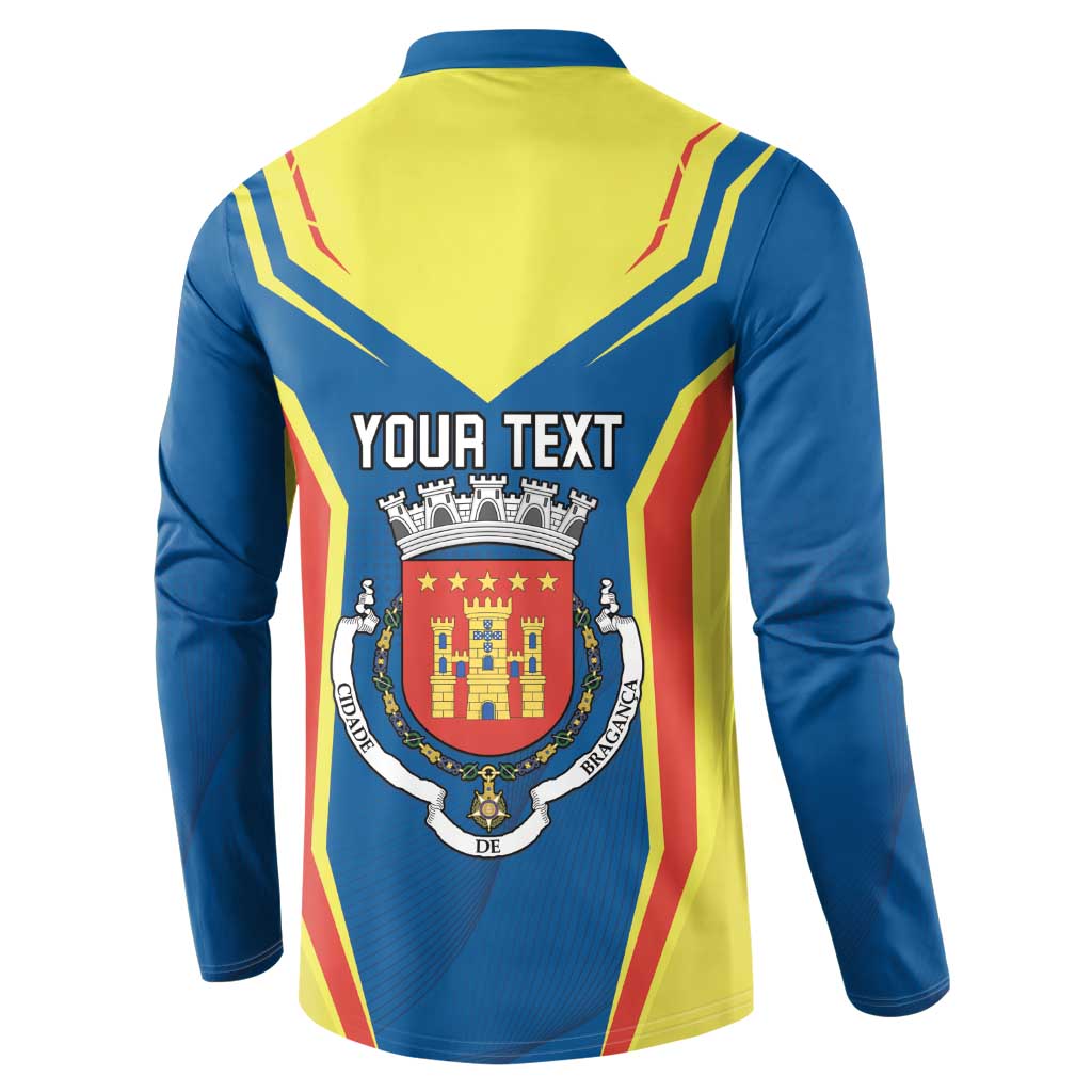 Personalized Braganca Portugal Button Sweatshirt Sporty Style - Wonder Print Shop