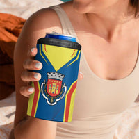 Personalized Braganca Portugal 4 in 1 Can Cooler Tumbler Sporty Style - Wonder Print Shop