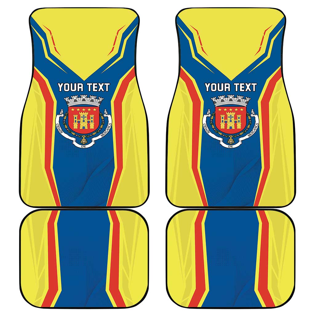 Personalized Braganca Portugal Car Mats Sporty Style - Wonder Print Shop