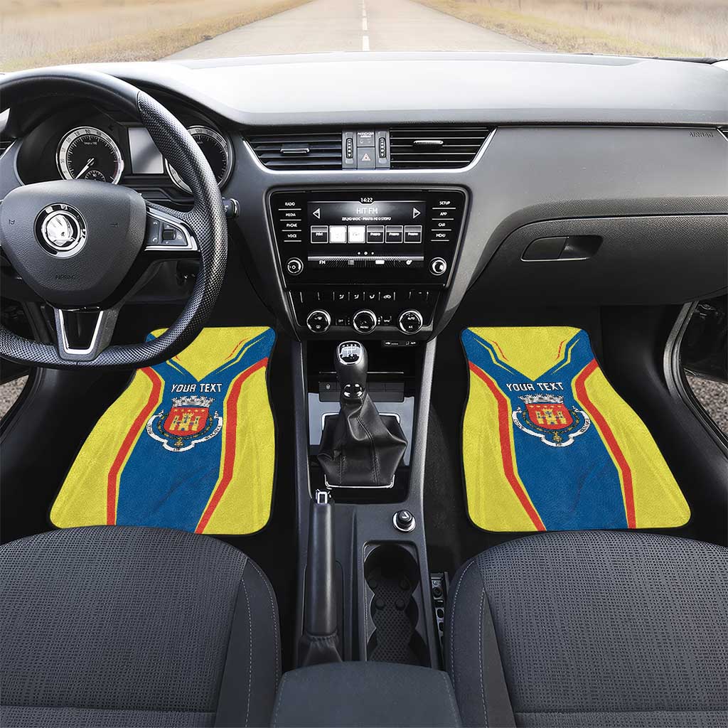 Personalized Braganca Portugal Car Mats Sporty Style - Wonder Print Shop