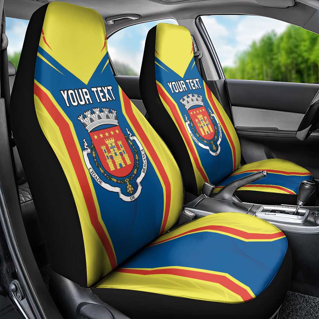 Personalized Braganca Portugal Car Seat Cover Sporty Style - Wonder Print Shop