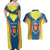 Personalized Braganca Portugal Couples Matching Off Shoulder Maxi Dress and Hawaiian Shirt Sporty Style - Wonder Print Shop