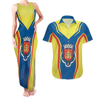 Personalized Braganca Portugal Couples Matching Tank Maxi Dress and Hawaiian Shirt Sporty Style - Wonder Print Shop