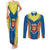 Personalized Braganca Portugal Couples Matching Tank Maxi Dress and Long Sleeve Button Shirt Sporty Style - Wonder Print Shop