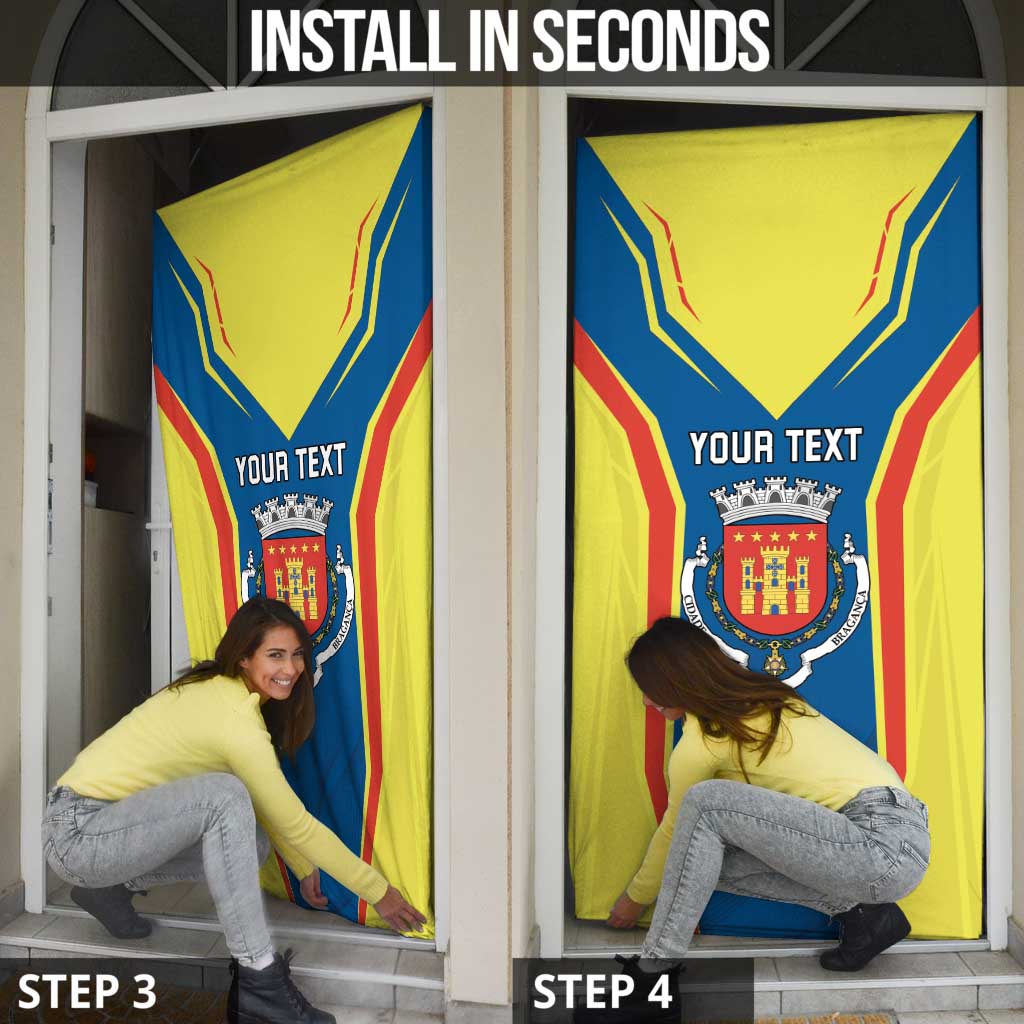 Personalized Braganca Portugal Door Cover Sporty Style - Wonder Print Shop